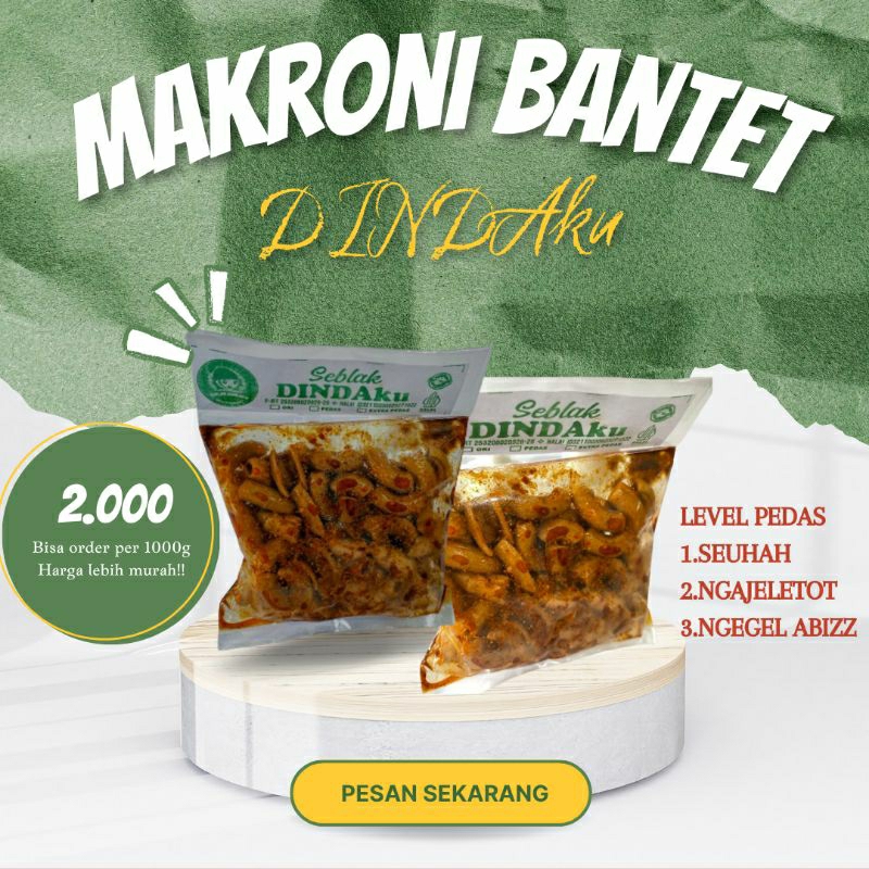 

makroni bantet/makroni dindaku/50g