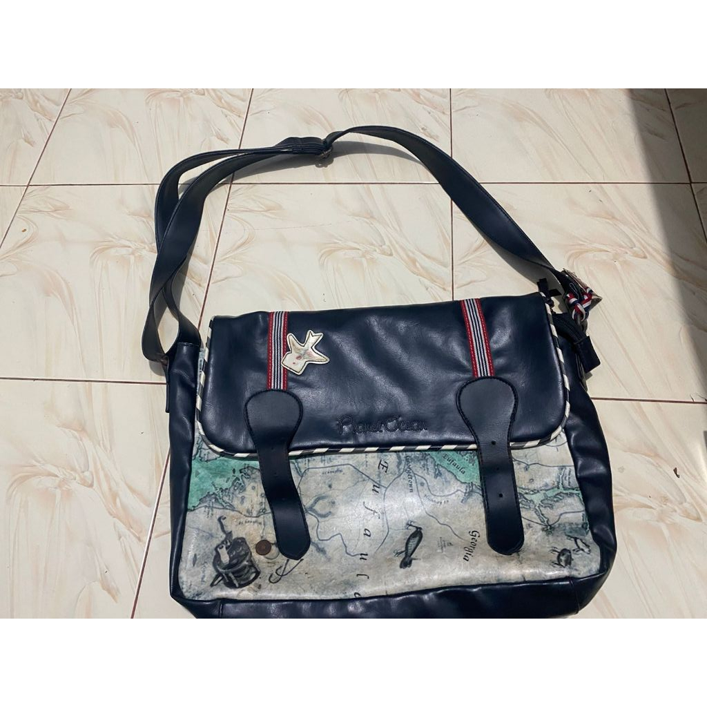PRELOVED TAS SEKOLAH BY PLANET OCEAN / TAS SLEMPANG