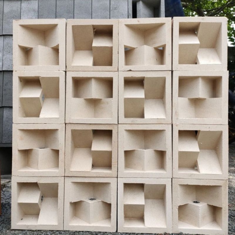 Roster motif M, Roster/loster beton minimalis cocok untuk pagar/dinding rumah aesthetic free ongkir