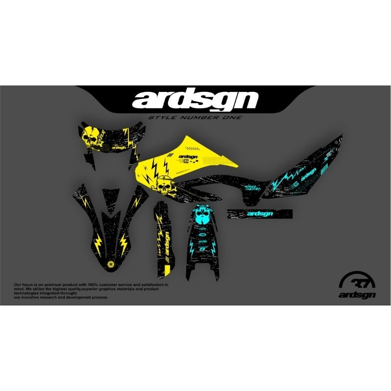 Decal WR 155R full body custom - decal supermoto