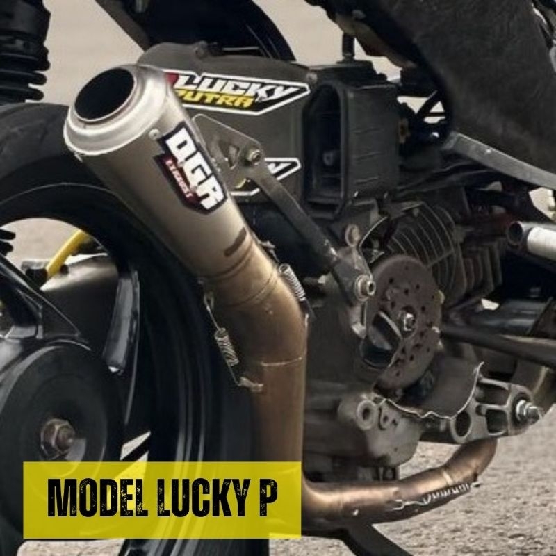 KNALPOT DGR KOMPETISI MINI INLET 50 yang dipakai LUCKY PUTRA