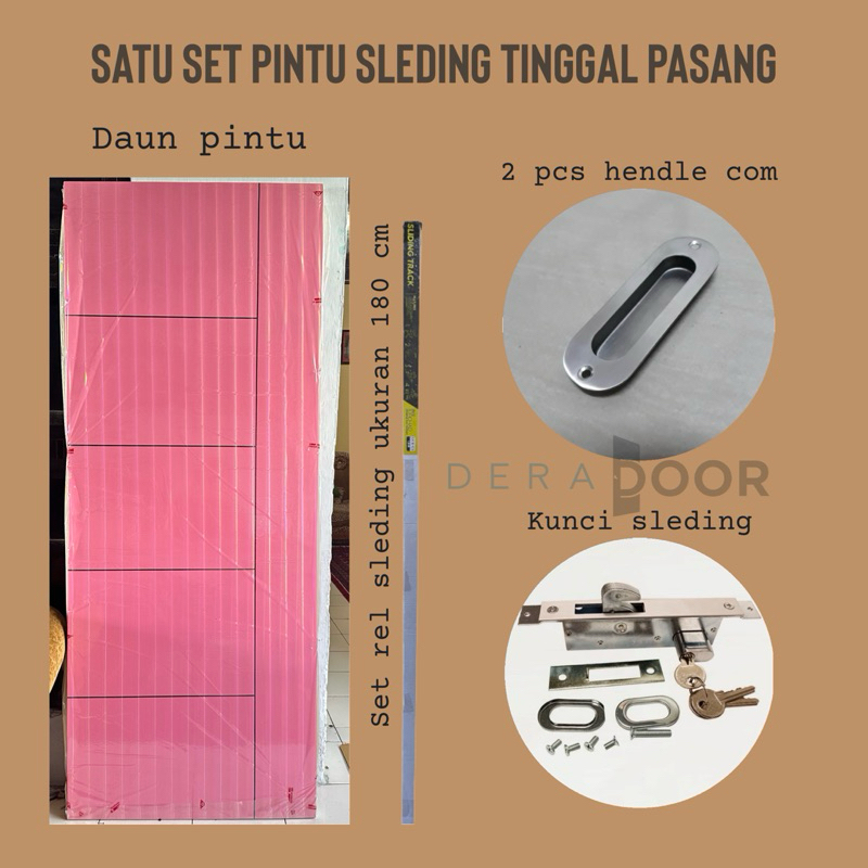 Satu Set Pintu Geser | Satu Set Pintu Sleding | Pintu Sleding kamar | Pintu Geser Kamar | Pintu Gese