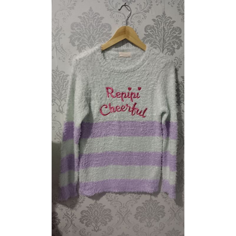 sweeter fuzzy lembut/sweeter bulu/ cardigan premium/ cardiganbulu/ crop