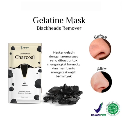 BPOM DAN HALAL MUI Masker Komedo Gelatin Masker Organik