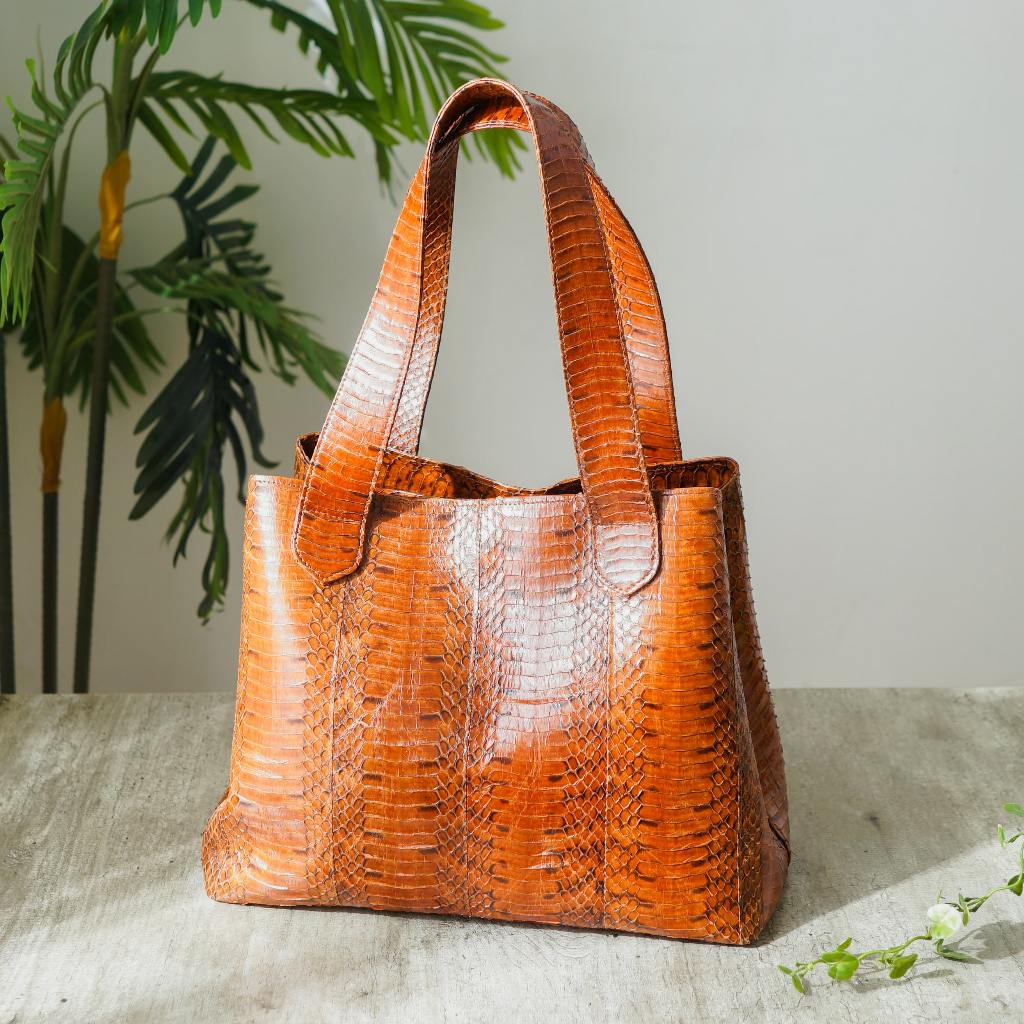 Fiyan's Collection - BROOKLYN Tote Bag - Tas Kulit Ular