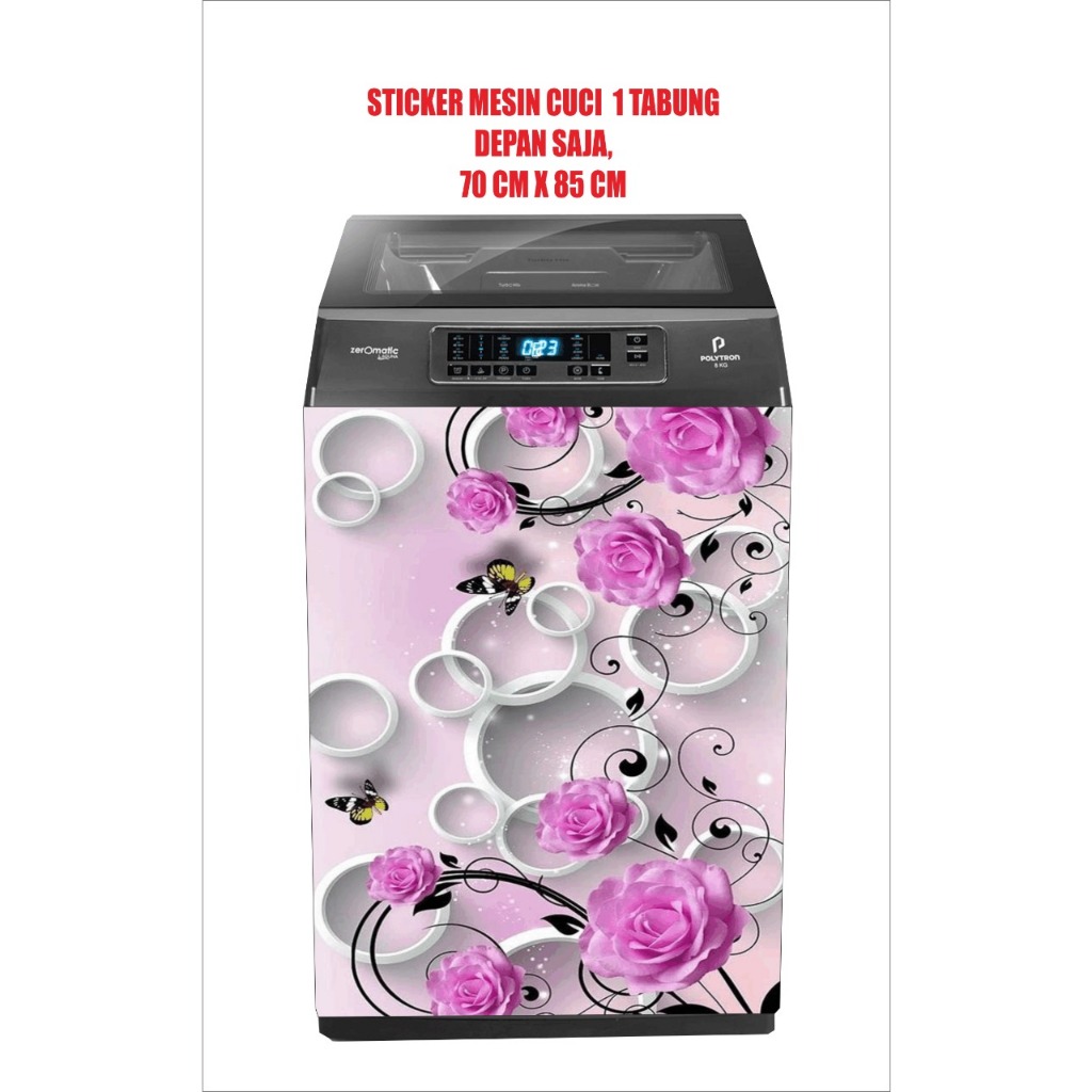 STIKER MESIN CUCI SATU TABUNG