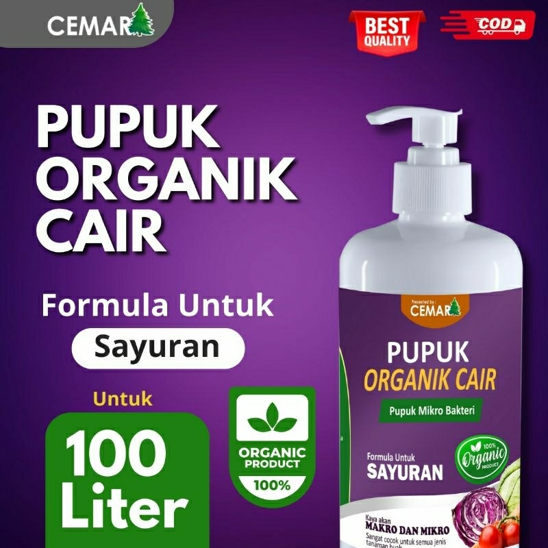 PUPUK ORGANIK CAIR untuk Sayur & Buah Lebat