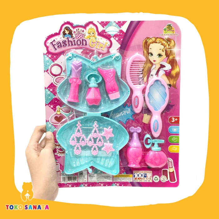 TOKOSANATA - Mainan Aksesoris Make Up Anak Kecil Fashion Girl Clutch