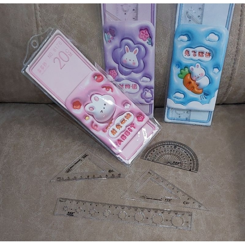 

set penggaris isi 4pcs murah