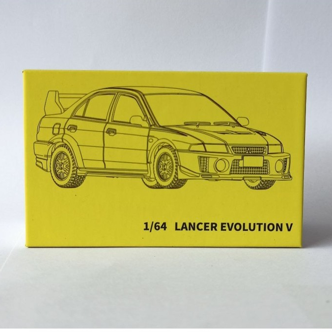 Diecast Mitsubishi Lancer Evolution V kuning merah CN-03 Mitsubishi Lancer Evolution diecast mobil t