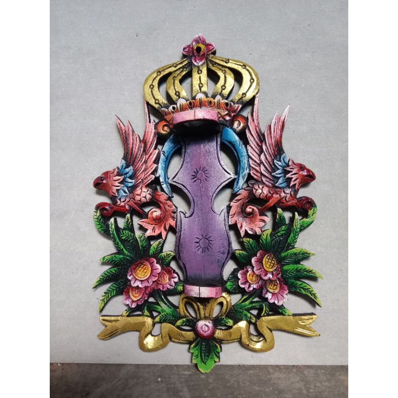 Blawong keris ukiran burung