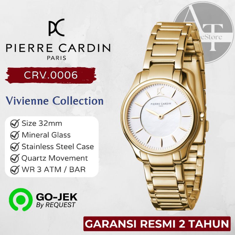 Jam Tangan Wanita Pierre Cardin CRV.0006 Vivienne Collection ORIGINAL Resmi
