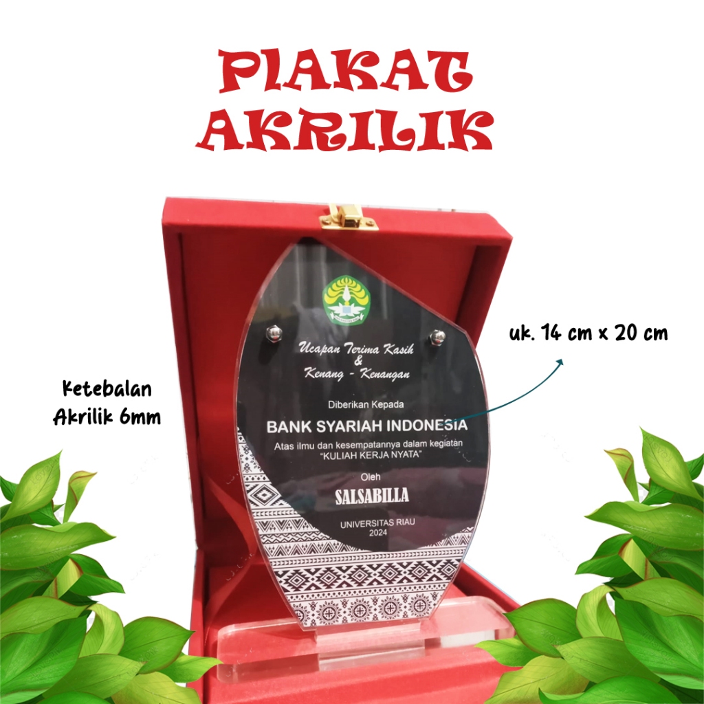 PLAKAT 1 HARI SIAP KIRIM, PLAKAT AKRILIK, PLAKAT PENGHARGAAN, PLAKAT MURAH, PLAKAT EKSPRESS