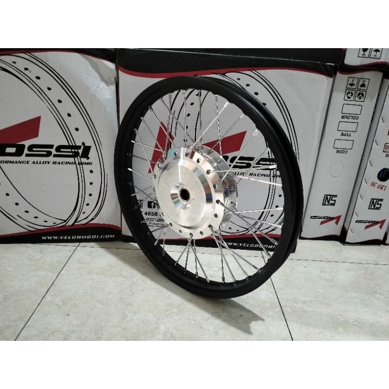 hsshop245 - Velg Rossi Tromol Belakang 140 Ring 17 Beat Scoopy Vario 110 150 Mio M3 Xeon Fino Soul