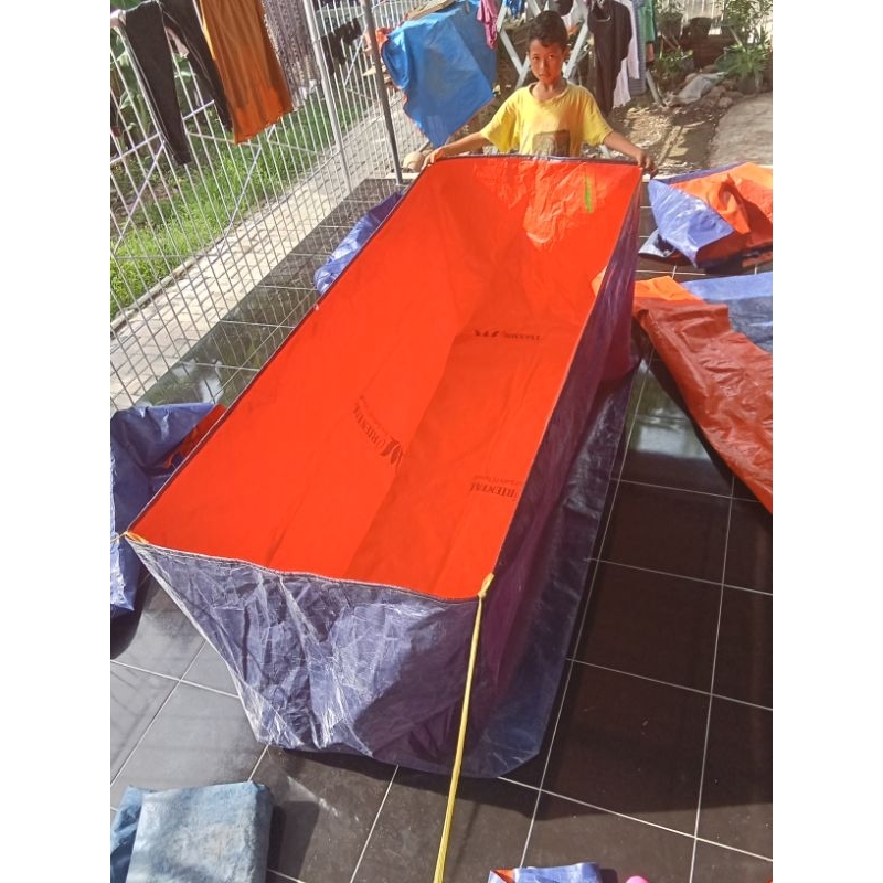 TERPAL KOLAM IKAN 2X1X1 A3 KOREA,TERPAL KOLAM BERKUALITAS