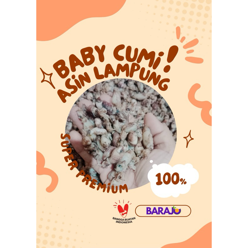 

BABY CUMI ASIN SUPER PREMIUM LAMPUNG 150GR