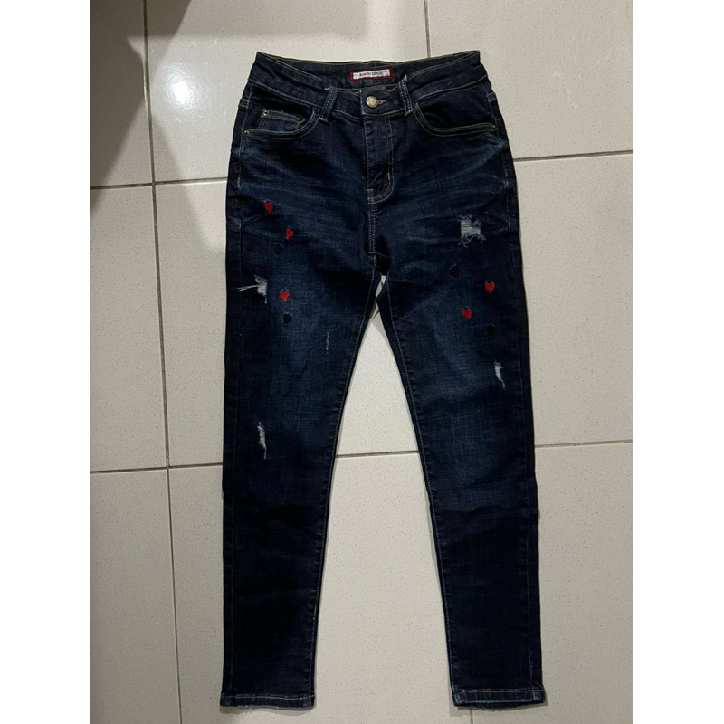 Celana jeans rimini dark navy