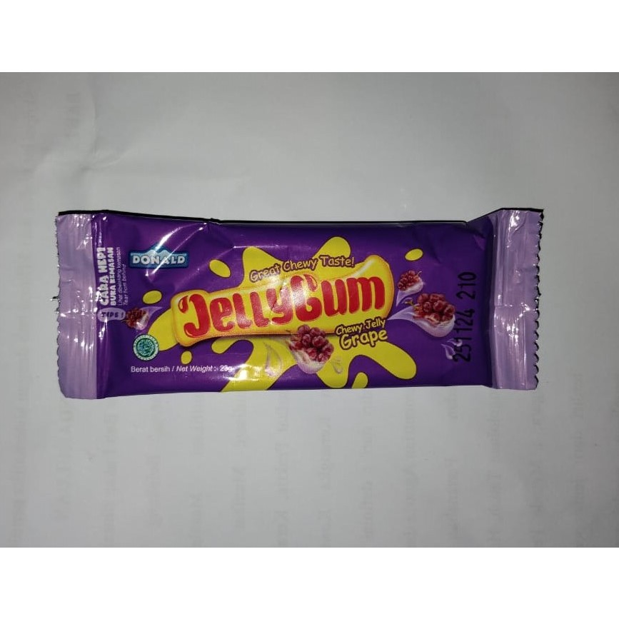 

Jellygum 500 rasa grape atau donald jellygum rasa grape