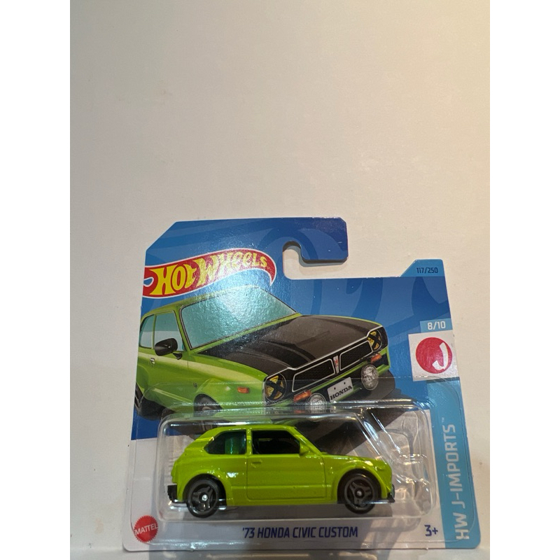 Hotwheels 73 honda Civic Custom