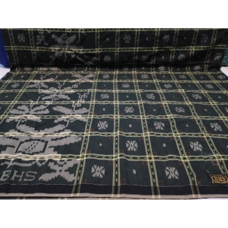 Sarung BHS Full Sutra Motif GGL Hijau Botol