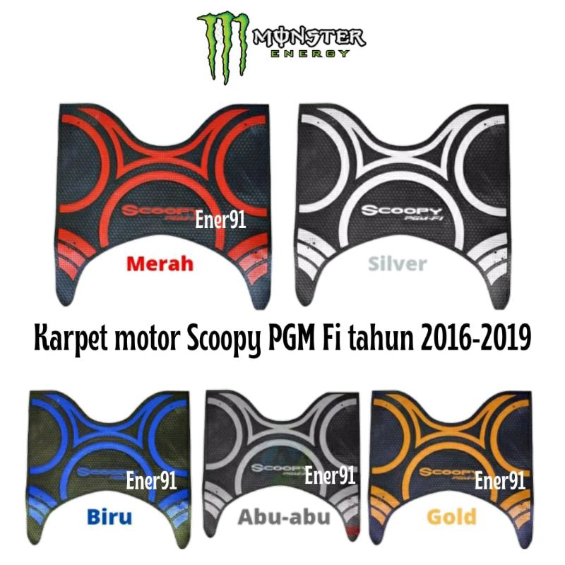 Karpet Motor Honda Scoopy Fi Esp Tahun 2014-2019