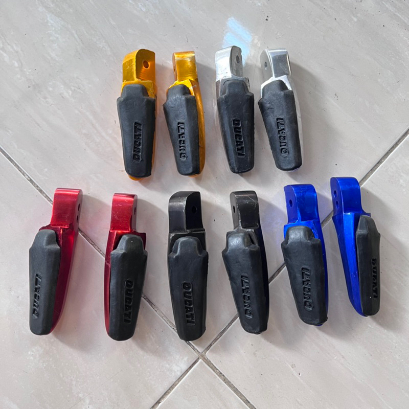 postep Ducati lokal footstep Ducati karet postep ducati set pen footstep