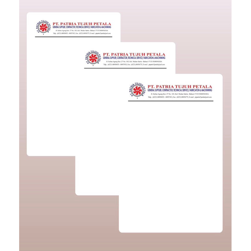 

(Haza printing) Cetak Kop Surat Custom