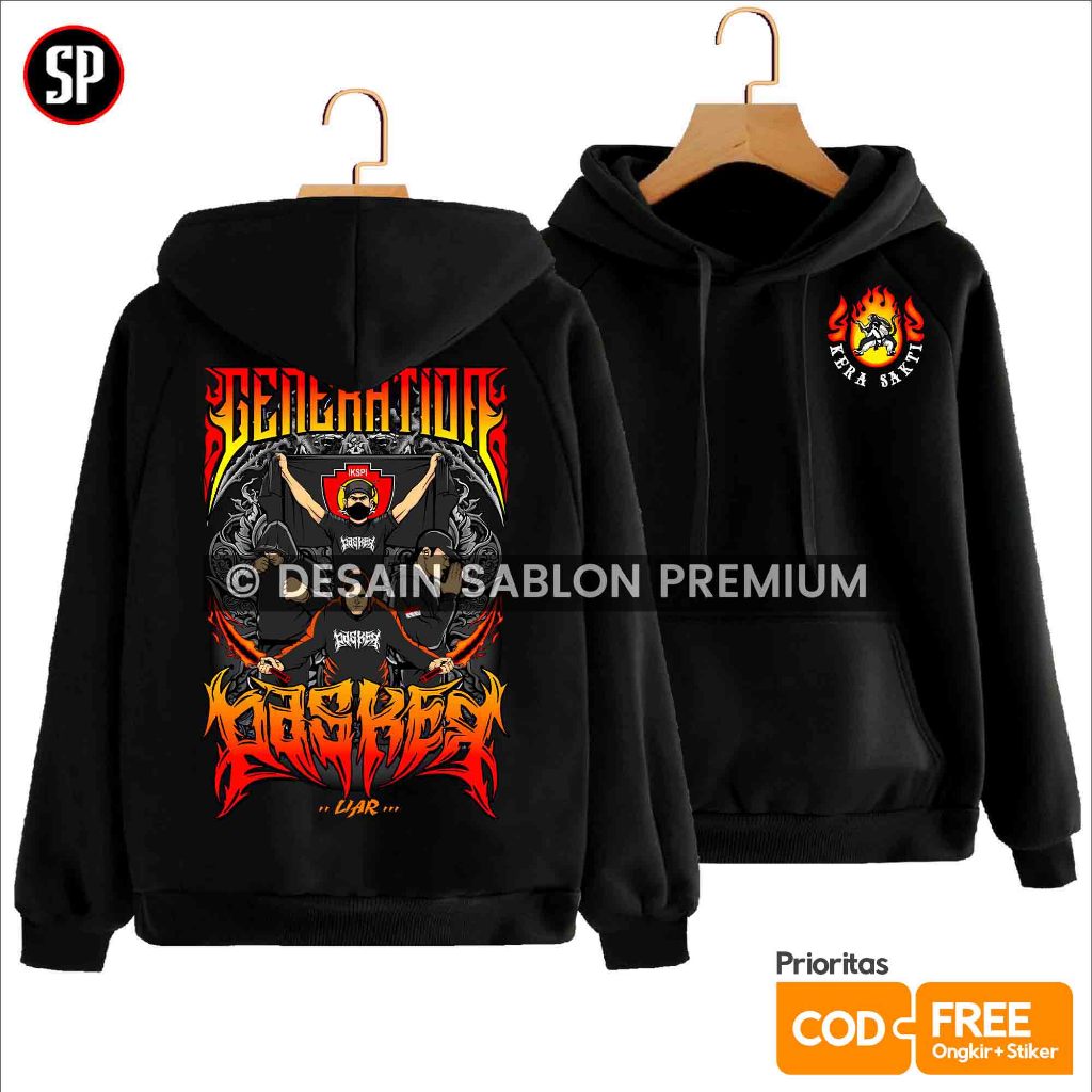 DISTRO HOODIE IKSPI KERA SAKTI TERBARU KEREN - Distro Kaos Pasker Liar Generasi Fanatik KS Nyell Zon