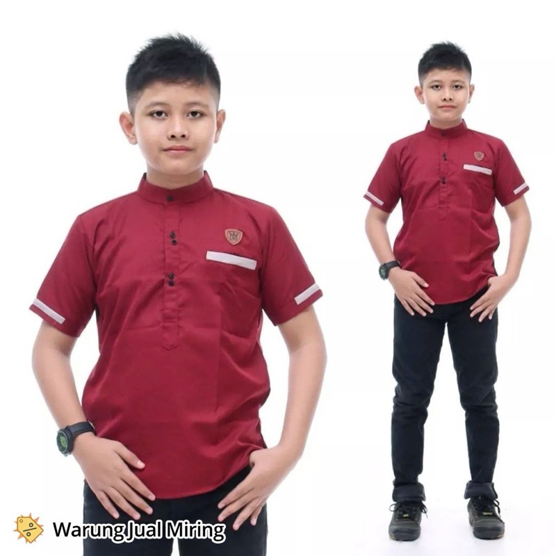 Baju Koko Anak Laki Laki  Baju Koko Anak Lengan Pendek Baju Koko Anak Laki Laki Terbaru 2024