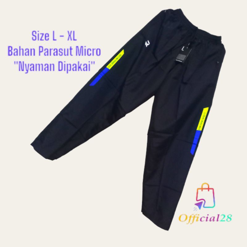 celana sport training parasut olahraga lari gowes /bersepedah pria dan wanita