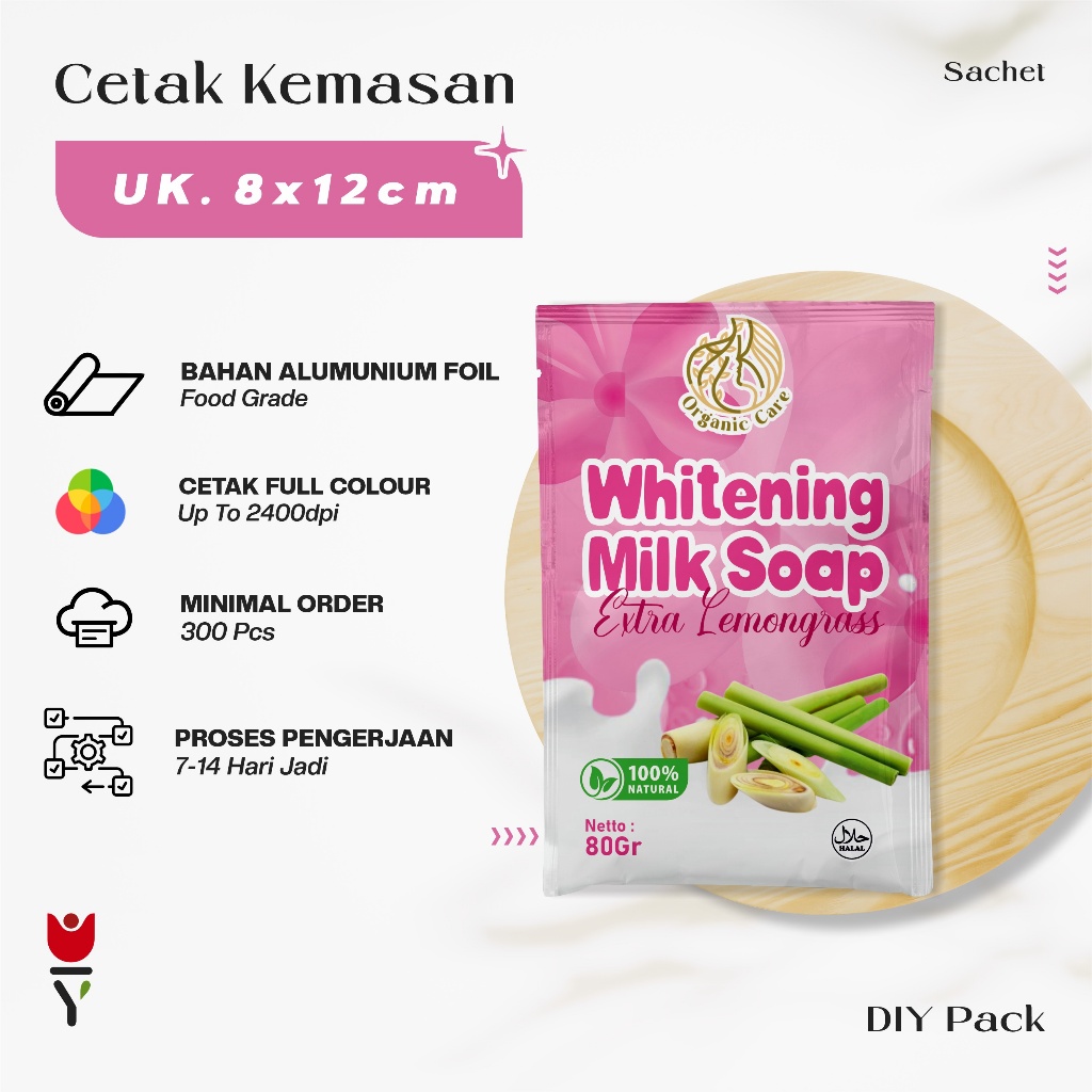 

Diypack - Cetak Kemasan Sachet Ukuran 8x12 Minimal Order 300pcs