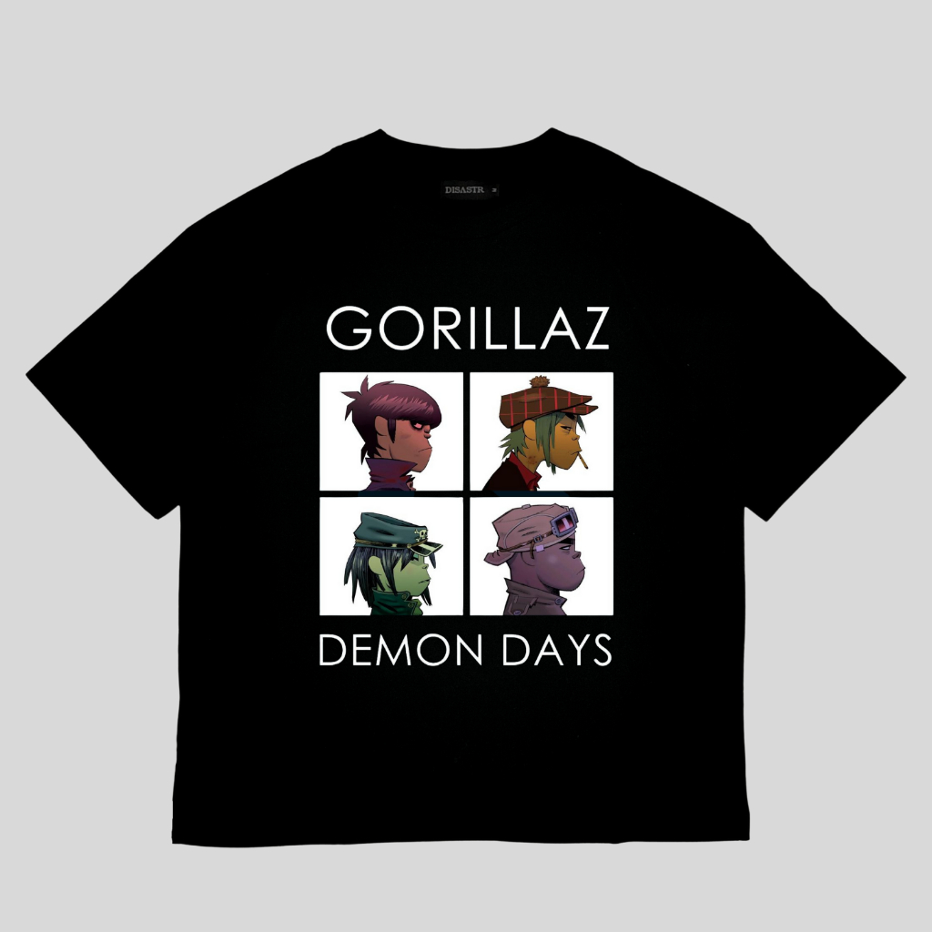 DISASTR Kaos Tshirt Gorillaz Demon Days