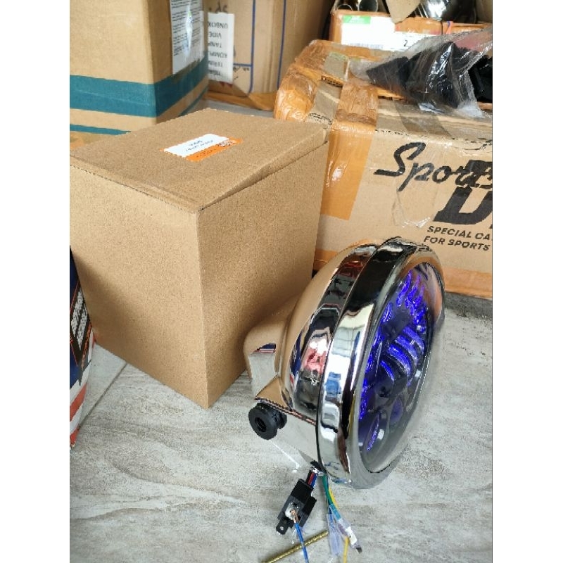 batok lampu ninja ss set daymaker 7inch