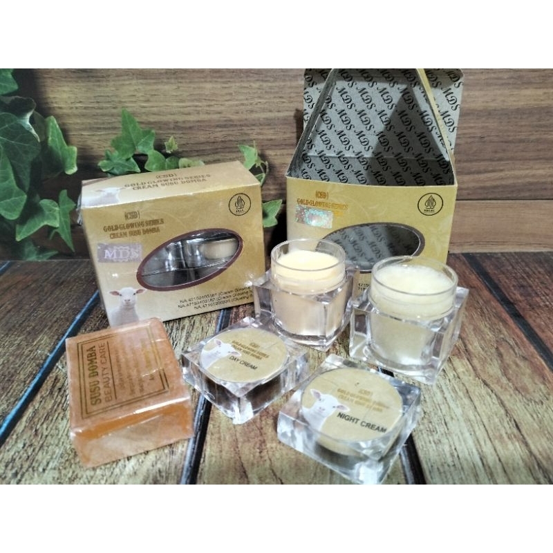 Cream Susu Domba Whitening Gold Holo MDS Original 100 % 15 gr