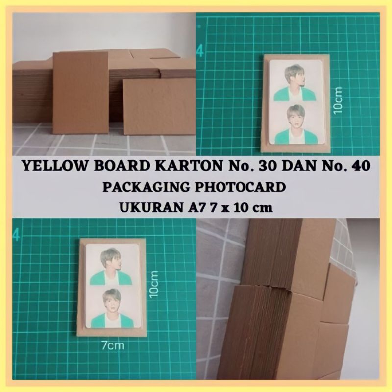 

READY STOCK TERMURAH KERTAS KARTON BOT / CARTON YELLOW HARD BOARD NO. 30