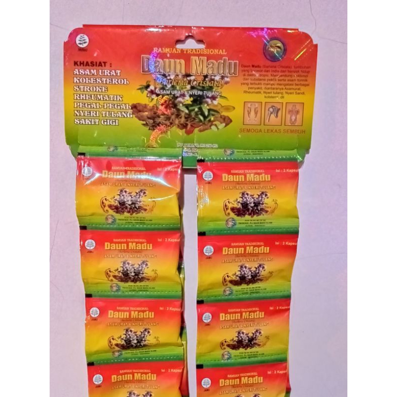 

DAUN MADU kapsul asam urat original