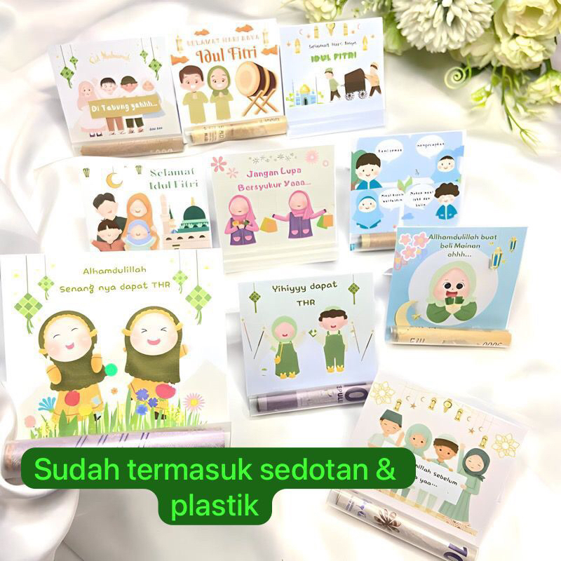 

Amplop Lebaran Isi 10 pcs/Amplop perekat/Amplop sedotan