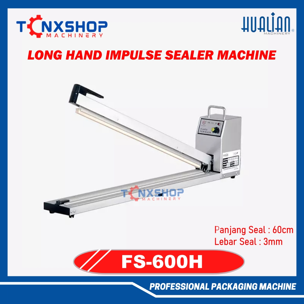 Hand Impulse Sealer 60 cm Mesin Press Perekat Plastik Alumunium foil