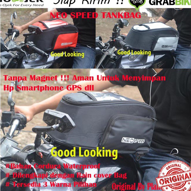 qV Tas Tangki Motor NEO SPEED Tankbag Honda Cbr Megapro Verza Cb15R Tiger Yamaha Vixion Byson Mt25 R