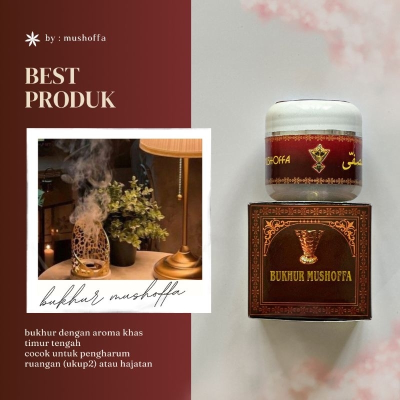 Bukhur MUSHOFFA dupa arab aroma terapi