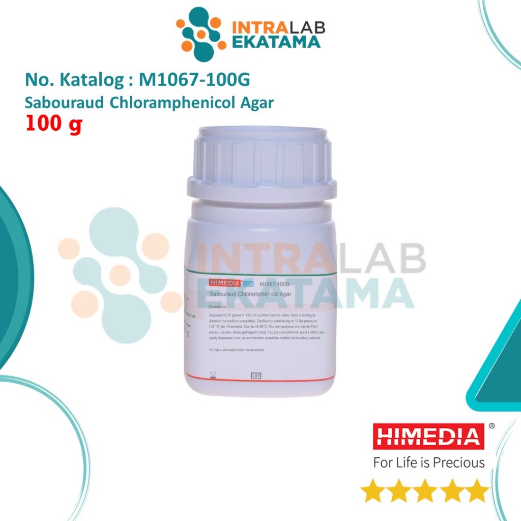 M1067-100G Sabouraud Chloramphenicol Agar,  100G
