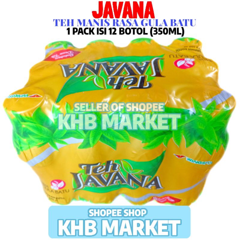 

Javana Teh Botol Gula Batu 1 Pack Isi 12 Botol 350ML