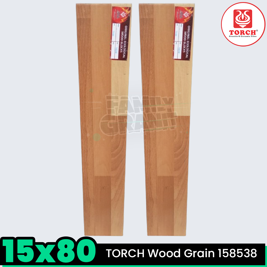 GRANIT 15x80 MOTIF KAYU TORCH 158538 MATTE LANTAI DINDING GRADE KW1