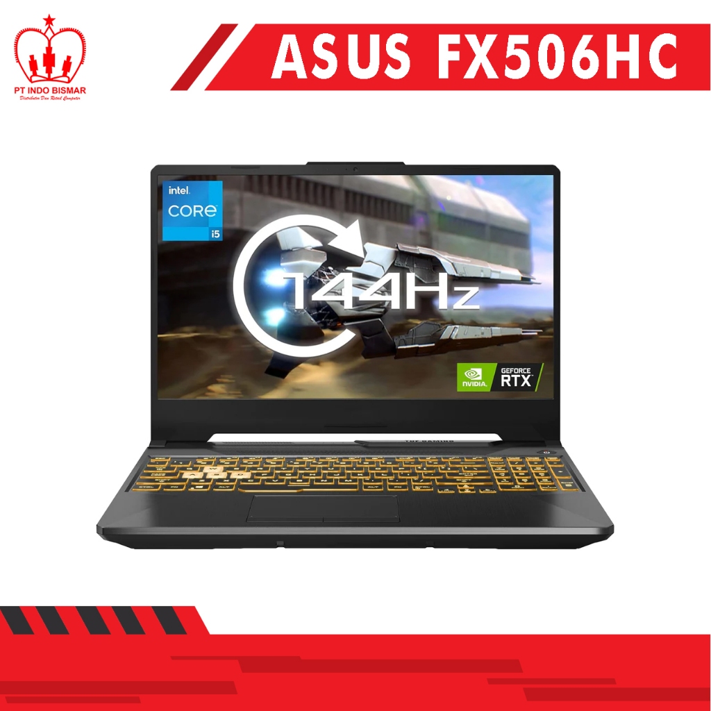 ASUS FX506HC Intel i5 11400H Win11 15.6" FHD/RTX3050/512GB SSD/8GB