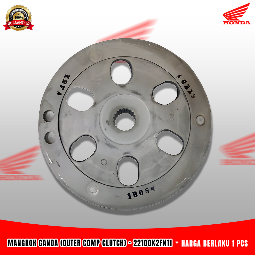 Mangkok Ganda (Outer Comp Clutch) – Honda Scoopy eSP K2F 22100K2FN11