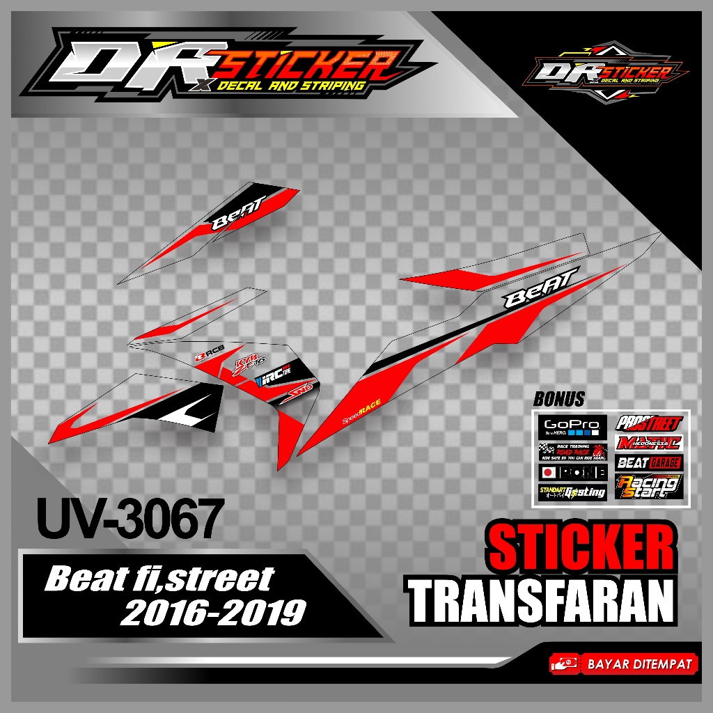 Striping Beat New Esp Transparan 2017 2018 2019 Custom List / Striping Beat street,fi,esp