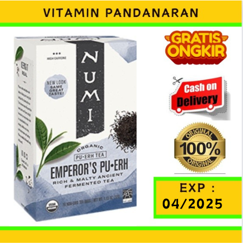 

Teh Celup Organik Organic Emperors Pu Erh Tea Numi 32 gram