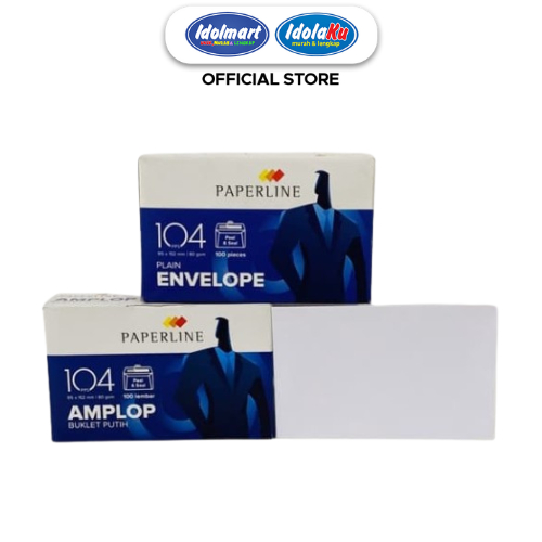 

IDOLMART Amplop Paperline Putih Polos 104 pps