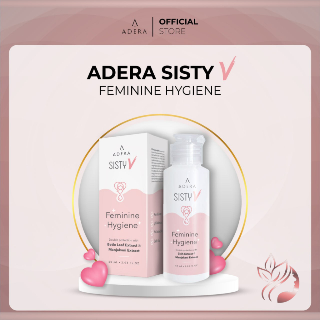 Sisty V Adera Sabun Pembersih Area Kewanitaan BPOM 100% | Adera Sisty V Feminine Hygiene Adera | ade
