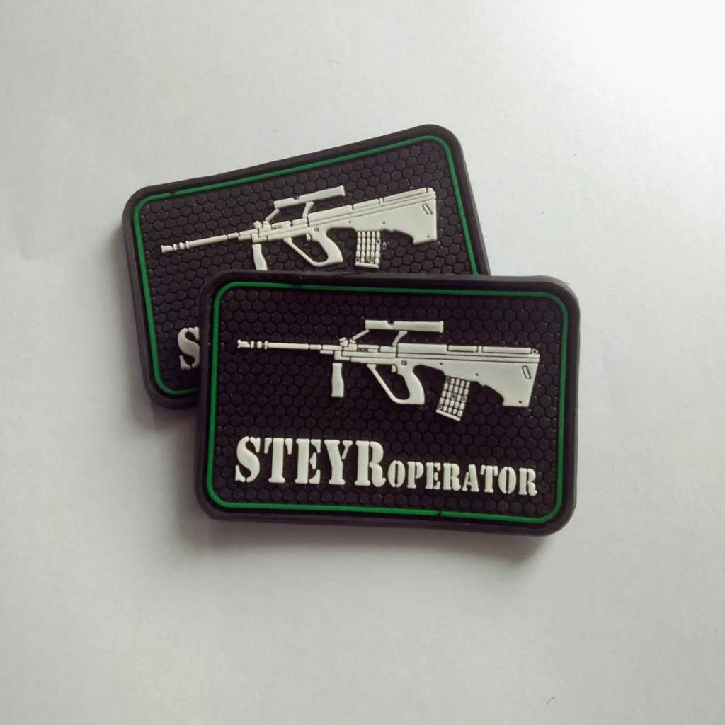 Patch Rubber Logo Senjata STEYR OPERATOR